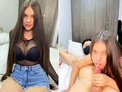 Carol novinha deliciosa dando uma cavalgada na piroca Porno Carioca 