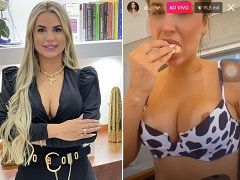 Porn Bezzera - Dra. Deolane Bezerra pagou peitinho no meio de uma live - Videos Porno  Carioca